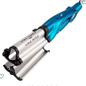 BedHead Wave Artist Triple Barrel Waver in Blue and Silver